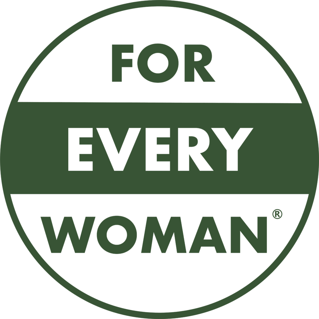 For Every Woman round logo, links to homepage